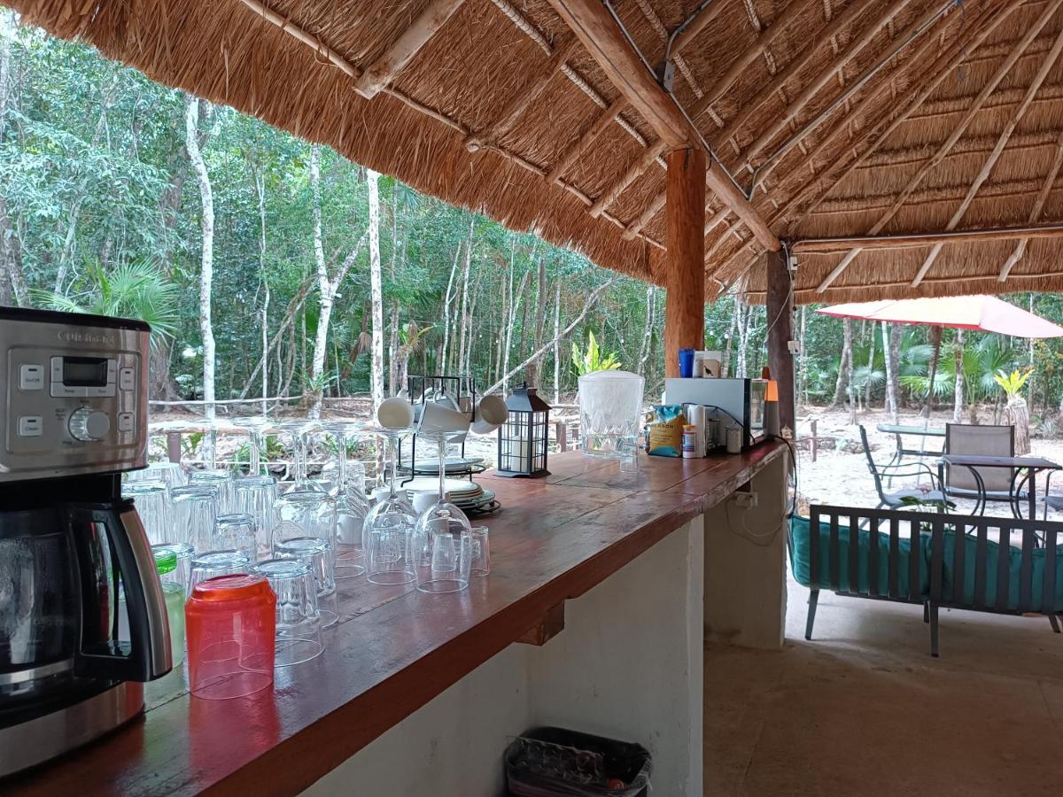 Cheel Lodge & Camping Puerto Morelos Exteriör bild