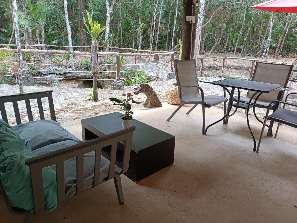 Cheel Lodge & Camping Puerto Morelos Exteriör bild