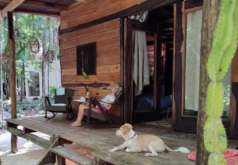 Cheel Lodge & Camping Puerto Morelos Exteriör bild