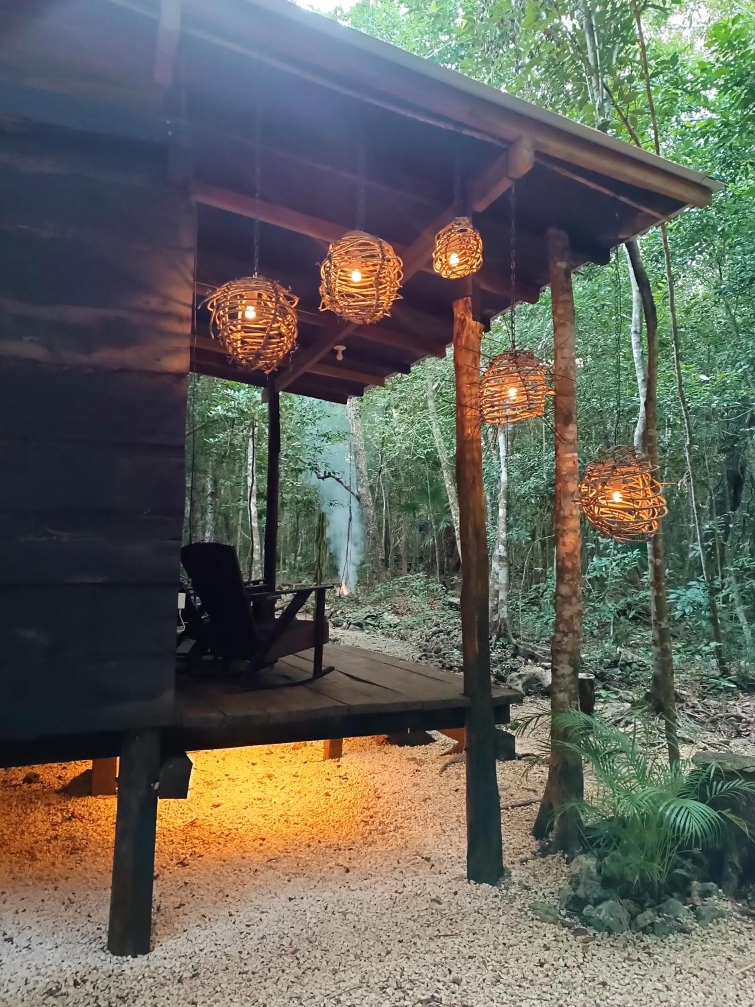 Cheel Lodge & Camping Puerto Morelos Exteriör bild