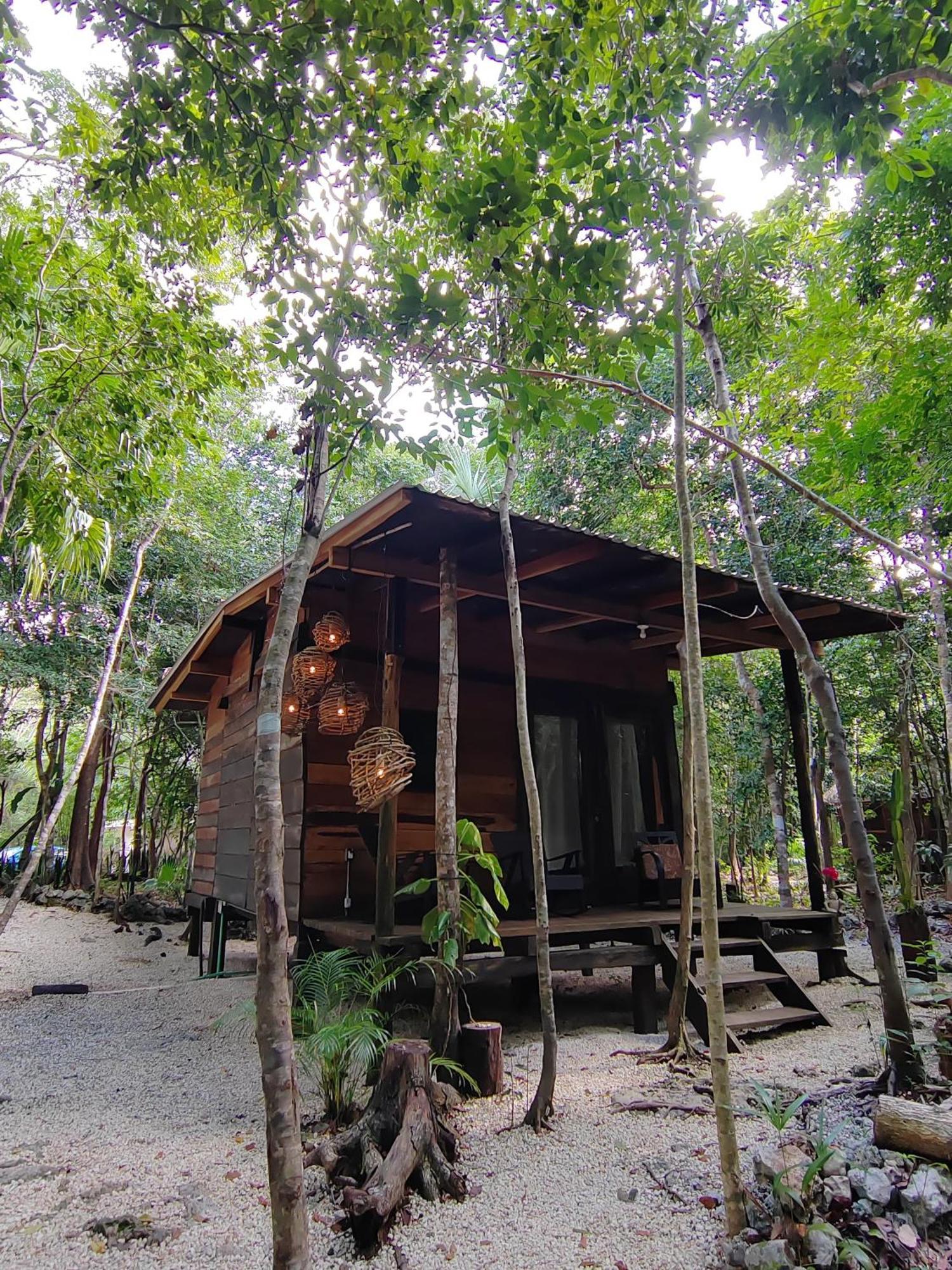 Cheel Lodge & Camping Puerto Morelos Exteriör bild