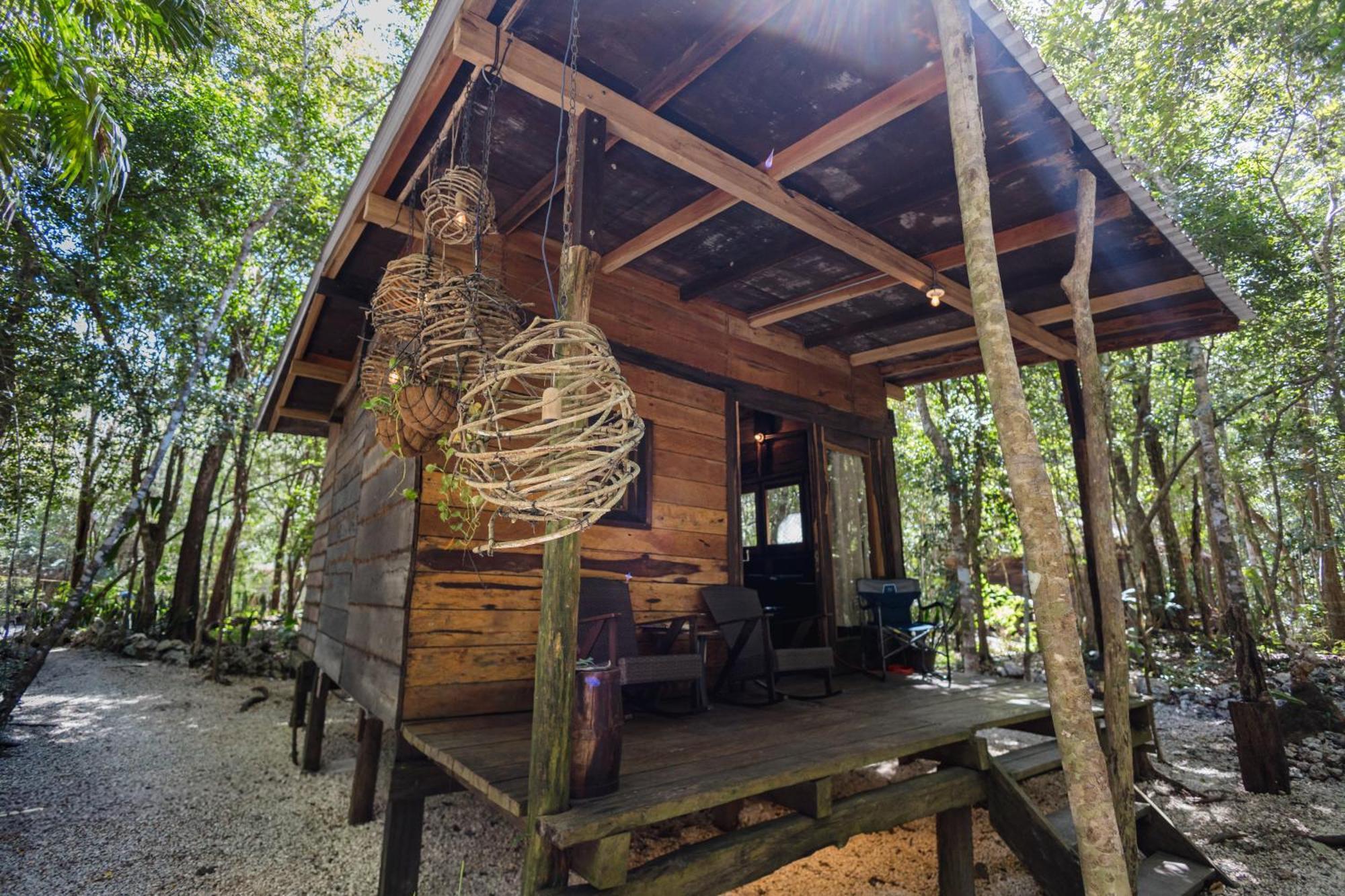 Cheel Lodge & Camping Puerto Morelos Exteriör bild