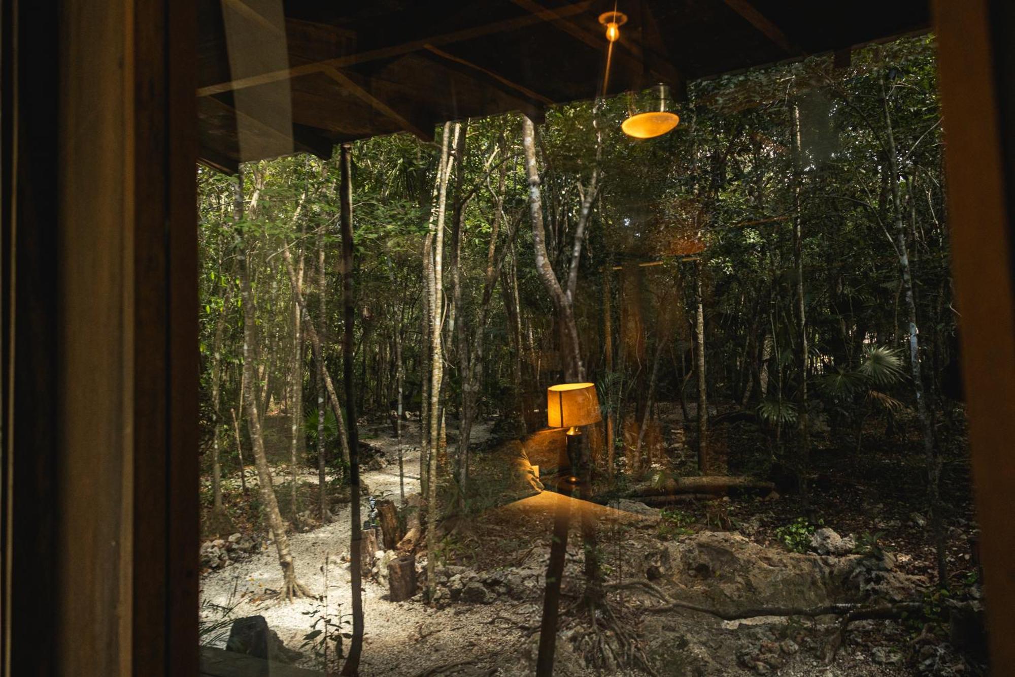 Cheel Lodge & Camping Puerto Morelos Exteriör bild
