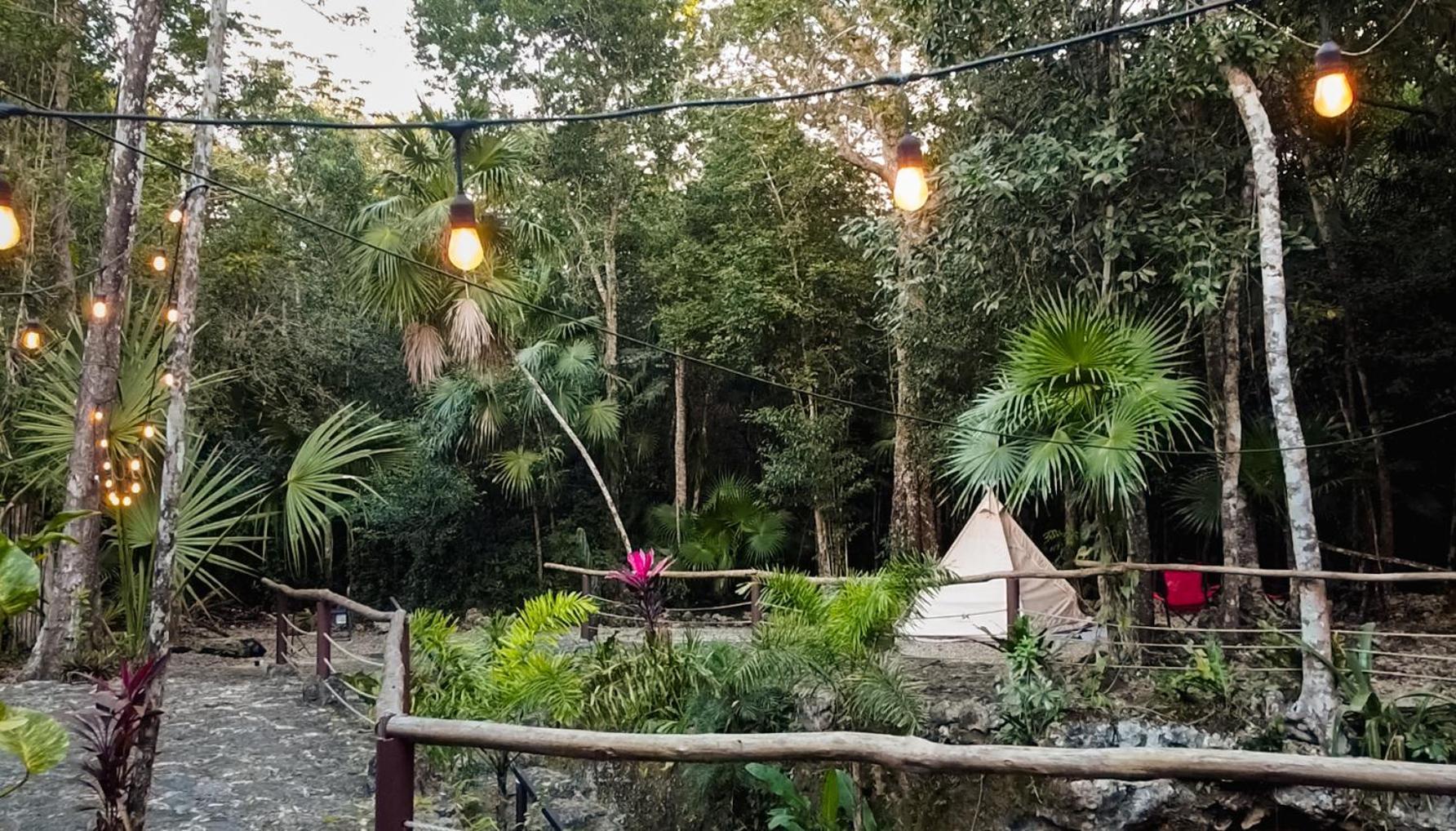 Cheel Lodge & Camping Puerto Morelos Exteriör bild