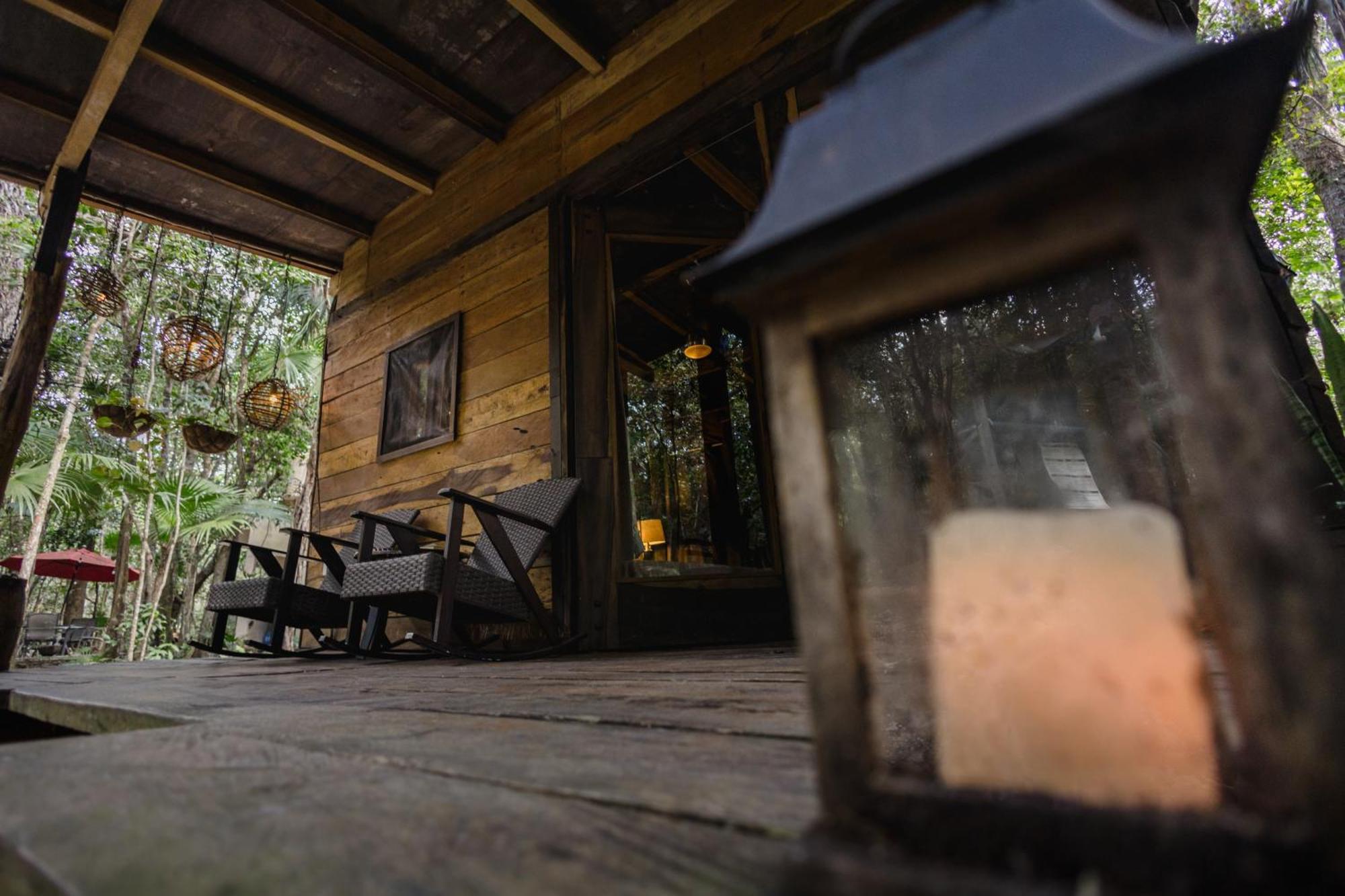 Cheel Lodge & Camping Puerto Morelos Exteriör bild