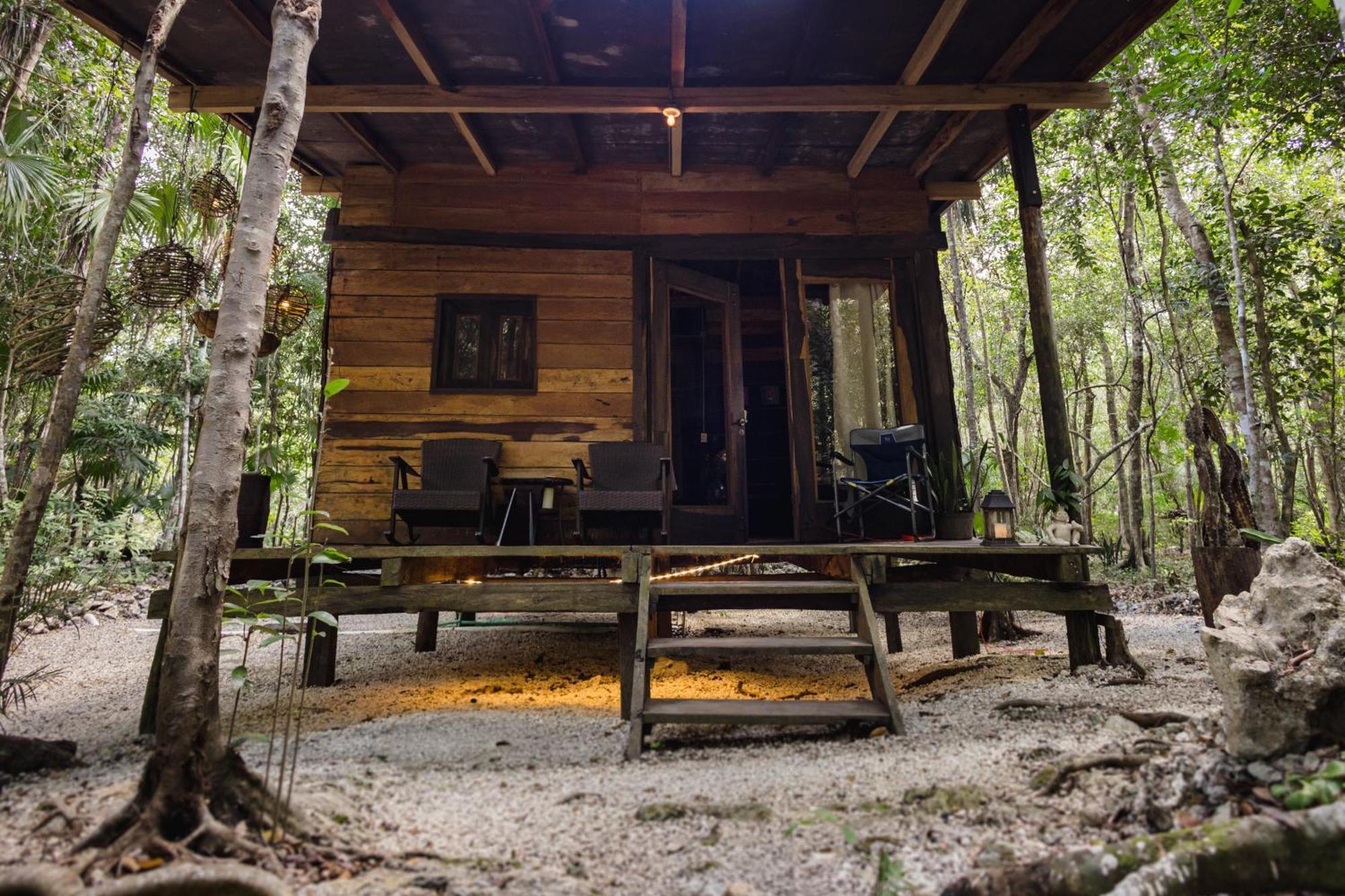 Cheel Lodge & Camping Puerto Morelos Exteriör bild