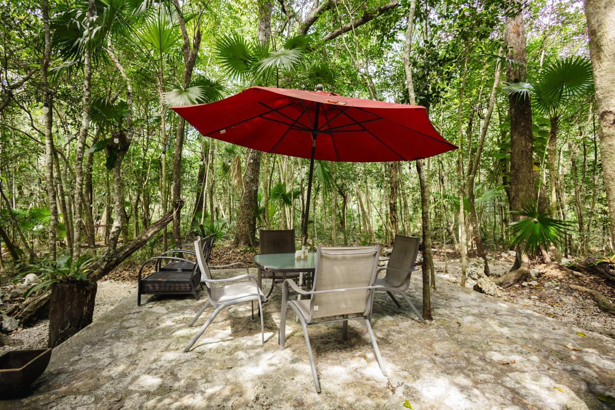 Cheel Lodge & Camping Puerto Morelos Exteriör bild