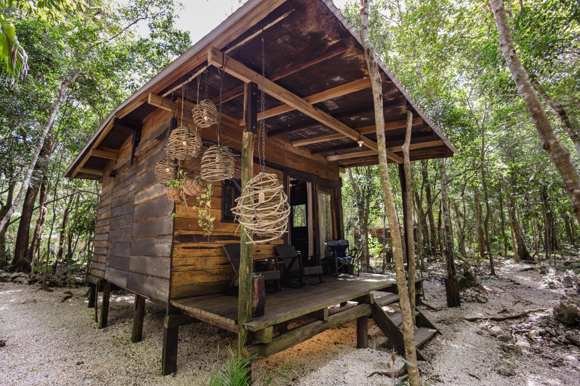 Cheel Lodge & Camping Puerto Morelos Exteriör bild