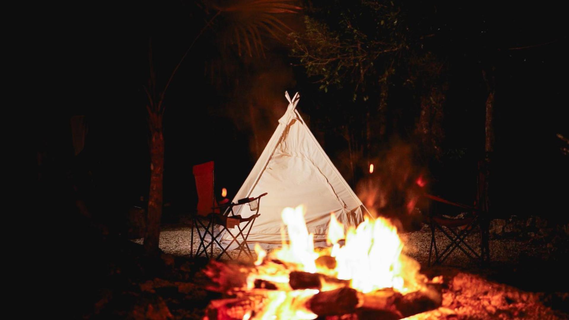 Cheel Lodge & Camping Puerto Morelos Exteriör bild
