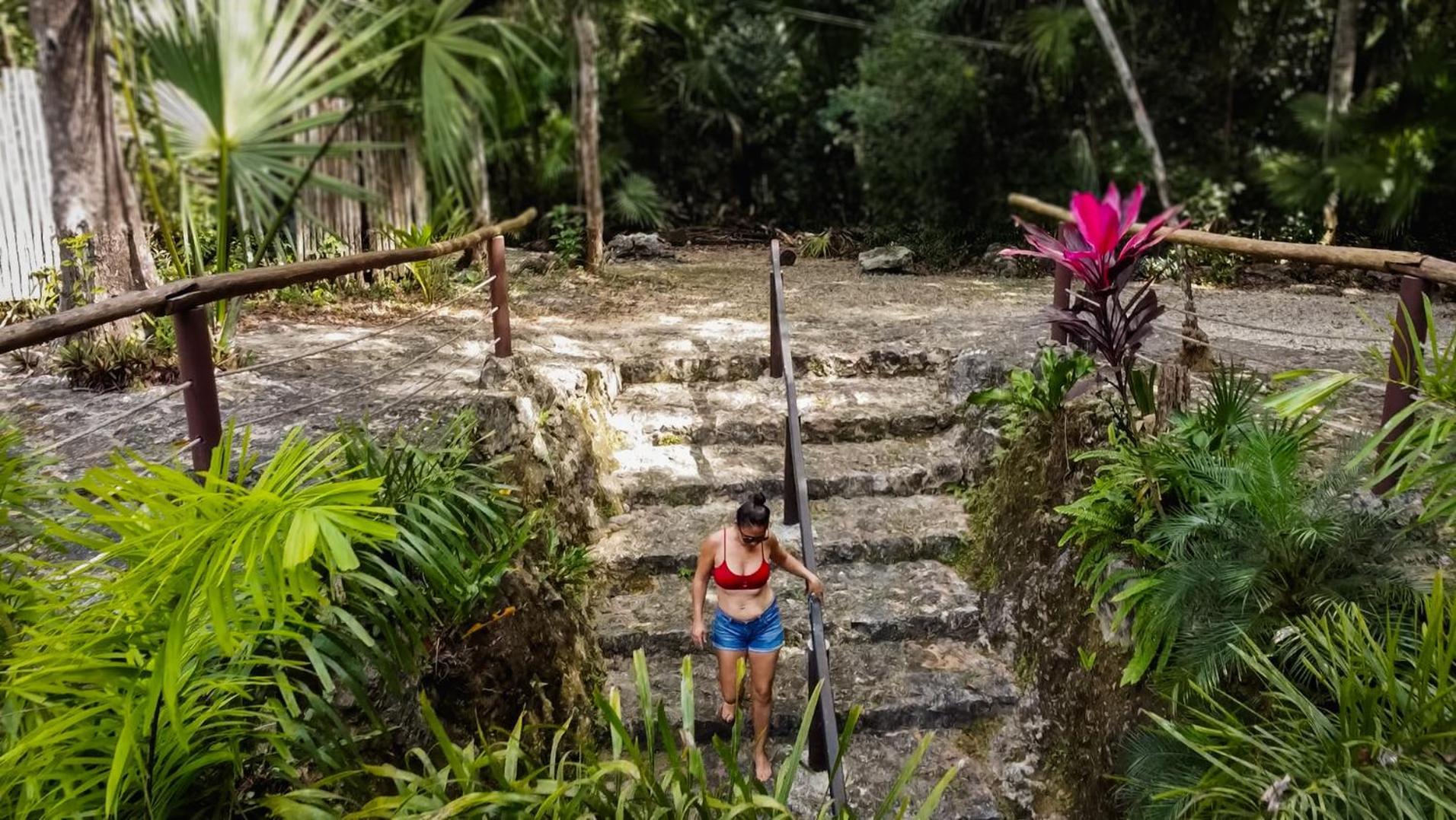 Cheel Lodge & Camping Puerto Morelos Exteriör bild