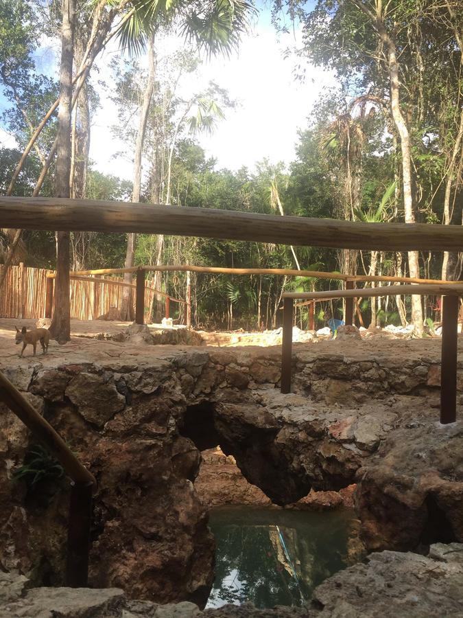 Cheel Lodge & Camping Puerto Morelos Exteriör bild